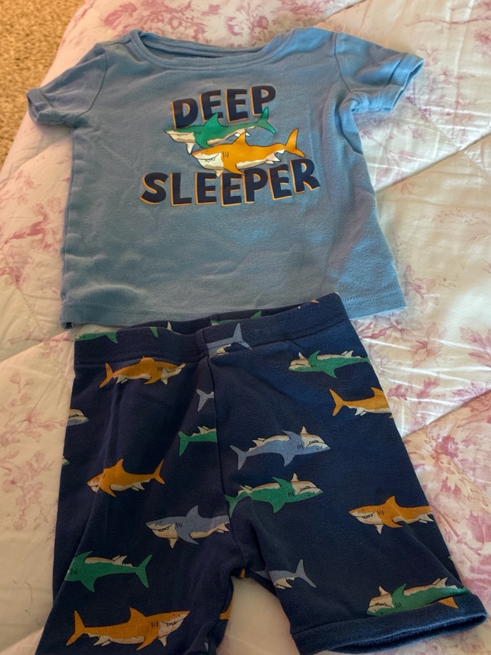 Kids Old Navy 'Deep Sleeper' Shark Pajama Set